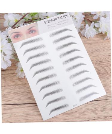 Mipcase 2pcs 3d Eyebrow Stickers Women s Suits Eye Brow Shaping Kit 3d Brow Stickers Artificial Man Shaper - Buy Online on GoSupps.com