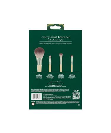 EcoTools Merry Must-Haves Kit | Eco-Friendly 6-Piece Makeup Brush Set with Shampoo & Cleanser - International Shipping - Buy Online on GoSupps.com