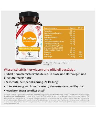 Urovigo Women Capsules - 5 Cans for Bladder Health | Vitamin A Zinc & 8 Plant Complex | Boost Immunity & Support Mucous Membranes - Buy Online on GoSupps.com