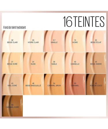 Maybelline New York Dream Satin Fluid Foundation SPF13-10 Ivory Pack of 3 (3 x 30 ml) - Buy Online on GoSupps.com