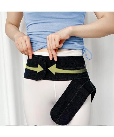 Hip Support Groin Brace - Sciatica Pain Relief & Hamstring Compression Wrap for Men & Women | Labral Tear & Groin Pull Support (Large - Buy Online on GoSupps.com