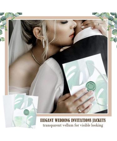 1000 Pcs Translucent White Vellum Jackets for 5x7 Invitations - Elegant DIY Wedding Invitation Wraps - Buy Online on GoSupps.com