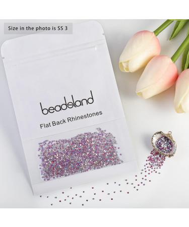 Buy Beadsland 1440 Flat Back Rhinestones for Nails - Light Red SS3 (1.3-1.4mm) - Perfect Nail Crystals for Stunning Nail Art - Buy Online on GoSupps.com