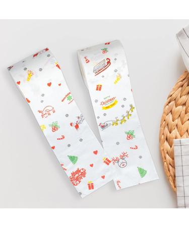 Christmas Toilet Paper Roll Cute Santa Deer Pattern Toilet Tissue Christmas Napkins Disposables Dinner Napkins Santa Claus Paper Napkin Merry Christmas Funny Toilet Paper for Holiday Home Four-color Christmas - Buy Online on GoSupps.com
