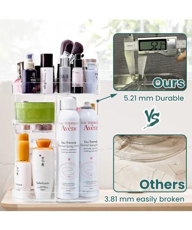 CONNOO 360 Rotating Makeup Organizer - Large Capacity Carousel Rack - Buy Online on GoSupps.com