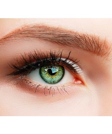 Colored contact lenses SUPREME GREEN without prescription ESPECIALLY NATURAL