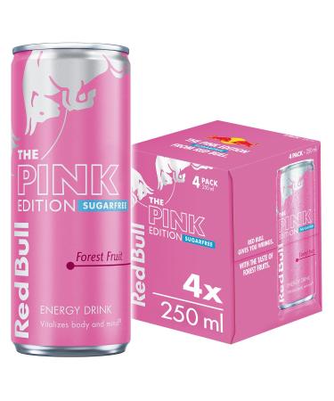 Red Bull Red Bull Sugar-Free Energy Drink Pink Edition Forest Fruits 250ml x4