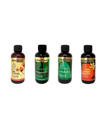 Fragrance oil per 4 Bottles of 4oz