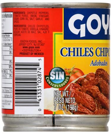 GOYA Chipotle Peppers In Adobo Sauce 7 Ounce - Buy Online on GoSupps.com