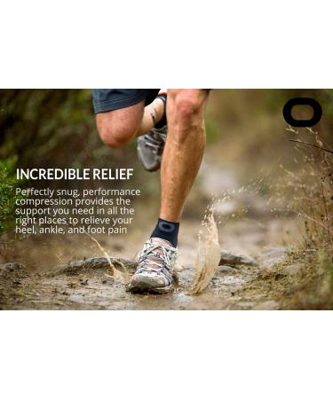 Plantar Fasciitis Sock with Arch Support for Men & Women - BEST Ankle Compression Socks for Foot and Heel Pain Relief - Better than Night Splint Brace Orthotics Inserts Insoles (XXL Black) XXL Black - Buy Online on GoSupps.com