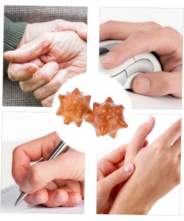 Lalafina 2-St Massage Pearls Fitness Ball - Hand Physical Massager & Trigger Point Roller - Spiky PVC Massage Balls for Ultimate Body Relief - Buy Online on GoSupps.com