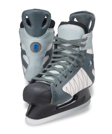 SKATE GURU Jackson Ultima Recreational Leisure Ice Skates Toddler 8 Hockey - Gray