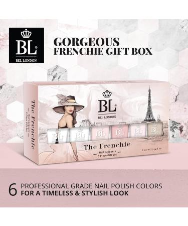 BL The Frenchie - The Perfect French Manicure Nail Polish Set - Luxury 6 Pack Multi-color Nail Varnish Set - Pro Quality Nude Nail Polish Set The Frenchie 10 ml (Pack of 6) - Buy Online on GoSupps.com