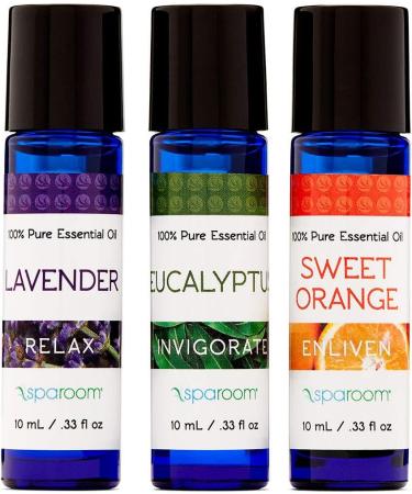SpaRoom 100% Pure Essential Oil Sensory Packs - Lively Cobalt Blue Bottle 3 Count | International Shipping - Buy Online on GoSupps.com