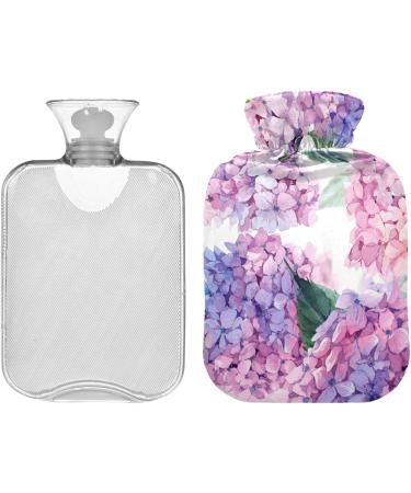 Buy Naanle Hot Water Bottle 2L - Transparent Floral Design for Pain Relief & Therapy - Buy Online on GoSupps.com