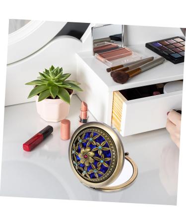 LUOEM Pocket Makeup Mirror - Double-Sided Compact Mirror for On-the-Go Beauty | International Shipping Available - Buy Online on GoSupps.com