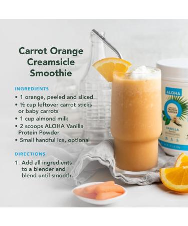 ALOHA Organic Plant-Based Protein Powder Vanilla 19.6oz Protein Bars Peanut Butter Chocolate Chip 1.98oz Pack of 12 Bundle - Buy Online on GoSupps.com