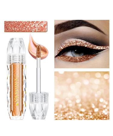 JUNRUO Liquid Glitter Eyeshadow - Twilight Tonight | Waterproof Metallic Shimmer for Long-Lasting Sparkle - Makeup Glitter for Women & Girls - Buy Online on GoSupps.com