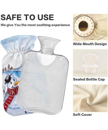 Snowman Winter Christmas Heat Bottle - 2L Pain Relief Water Bag for Adults & Children | Warming Bottle for Cozy Comfort - Buy Online on GoSupps.com