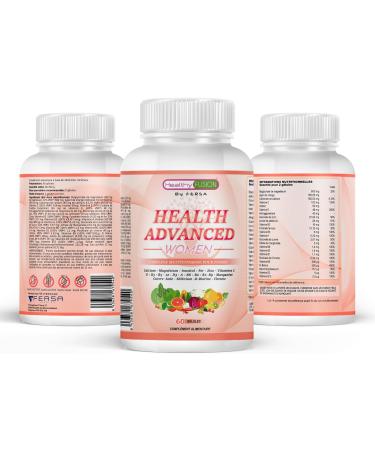 Multivitamin Complex for Women | Calcium Magnesium Iron Vitamins A C E B12 D3 B9 B6 | Essential Vitamins & Minerals | Energy & Immunity | 60 Caps - Buy Online on GoSupps.com
