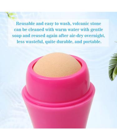 Coniya Oil-Absorbing Volcanic Facial Scooter - Reusable Mini Massage Tool for Oil Control | Blue | At Home & On-the-Go - Buy Online on GoSupps.com