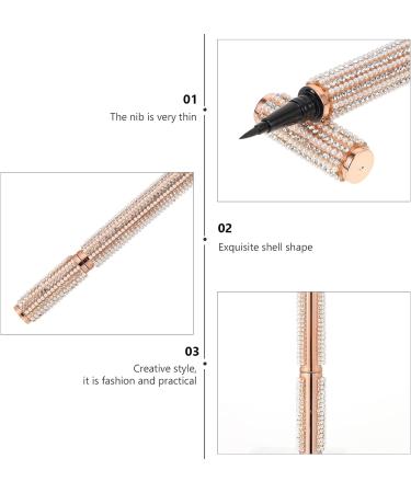 Outanaya 1pc Eyeliner Metallic Eyelashes Pen No- Liquid Pen Eye Liner Pen Wing False Eyelashes Pen Plastic - Buy Online on GoSupps.com
