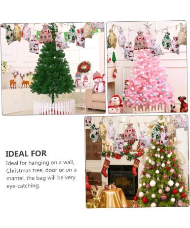 OSOLADY 1 Set Christmas Bag Advent Bags Candy Pockets with Clips Christmas Advent Calendar Bags Linen - Buy Online on GoSupps.com