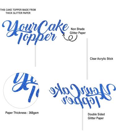 Trimming Shop Green Glitter Cake Topper "Happy New Year 2024" Double Sided Sparkly 2024 Cake Topper for Happy New Year Party Celebrations Hello 2024 Cake Decor Holiday Party Supplies Green Happy New Year 2024 - Buy Online on GoSupps.com