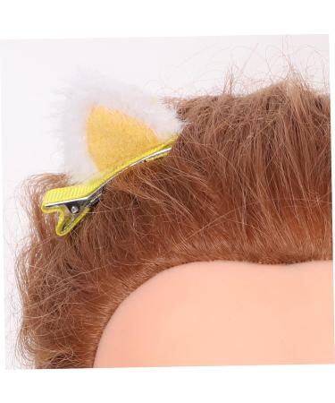 minkissy 10 Pairs Children's Hairpin Cosplay Hair Clips Hair Stuff for Girls Kawaii Ears Hair Clip Kids Hair Accessories Plush Cat Ear Hairpins Stainless Steel Girl Child Kitten Animal - Buy Online on GoSupps.com