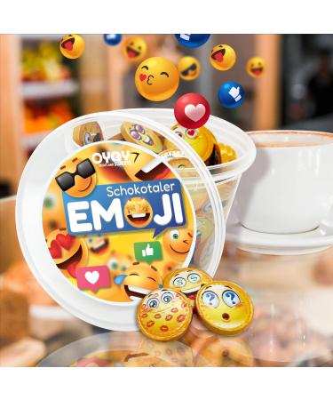 Buy Oyoy Emoji Chocolate Partymix Set - 510g Smiley Chocolate in Party Bucket | Delicious Milk Chocolate Treats for Kids | Perfect Gift & Souvenir - Buy Online on GoSupps.com