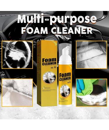 Car Foam Cleaner Spray Purpose Foam Cleaner Car seat Stain Remover Upholstery Cleaner for car Seats Car interior Cleaners Foam Cleaner for car and House.(2pcs) - Buy Online on GoSupps.com