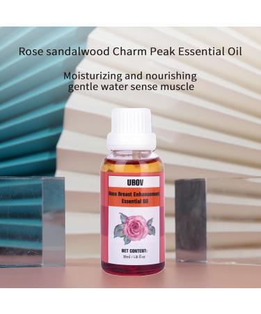 Rose Massage Oil - Natural Skin Firming & Hydrating Body Care | Anti-Wrinkle Formula for All Skin Types (1oz/30ml - Buy Online on GoSupps.com