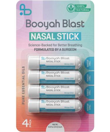 BOOYAH BLAST Nasal Sticks 4PK - Winter Chill - Buy Online on GoSupps.com