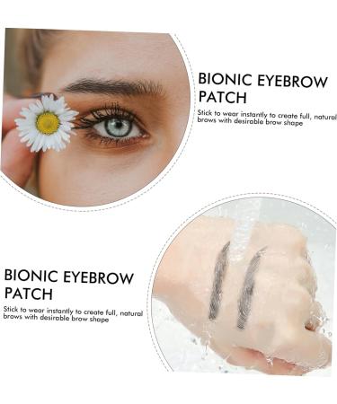 POPETPOP Autocollants pour Sourcils R alistes Noirs Faux Sourcils Imperm ables Transfert D'eau 10 Pi ces Maquillage Visage Femmes et D taill s - Buy Online on GoSupps.com