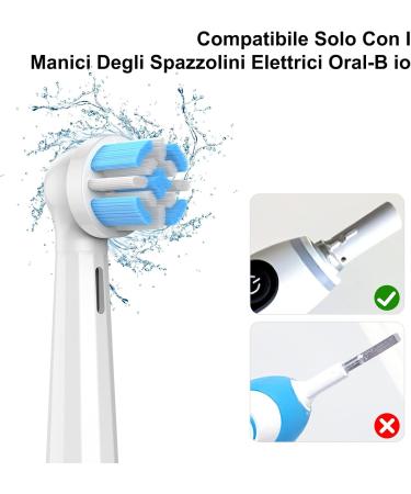 Buy Spacever Plug-in Toothbrush 6 Series - Compatible with Oral B IO 3/4/5/6/7/9/10 | Powerful Cleaning Electric Toothbrush Heads for Effective Oral Care - Buy Online on GoSupps.com