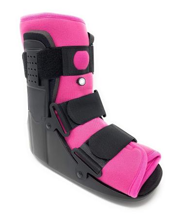 Medium Low Top Air Pump CAM Medical Walker Boot for Ankle Injuries - Size 8 1/2 - 11 1/2 (Women) | 7 1/2 - 11 (Men) | Pink Liner - Medium Size - Buy Online on GoSupps.com