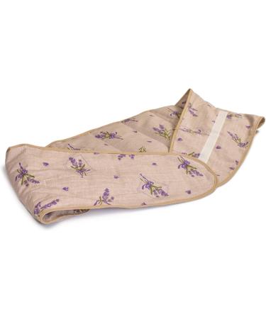 Cherry Core Pillow & Heating Belt - 135cm Velcro Fastener | 7 Chamber XXL Grain Cushion for Back Pain Relief - Country House Style Romance - Buy Online on GoSupps.com