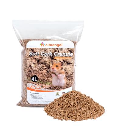 Nitangel natural coconut hamster litter and pet litter for dwarf hamster Gerbils mice degus or other small animals (OAK Granula 2-3mm)