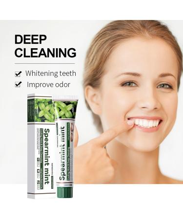 Mint toothpaste 100 g toothpaste with mint flavor and 3in1 protection for strong teeth clean teeth fresh oral care - Buy Online on GoSupps.com