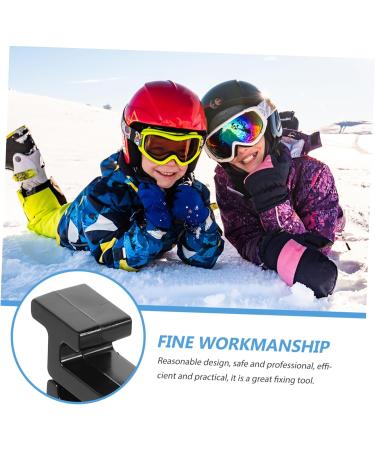 Fomiyes Helmet Mask Clips - Ski & Bicycle Helmet Accessories | Durable PVC Sports Mask Holder (4x2x1cm) - Buy Online on GoSupps.com