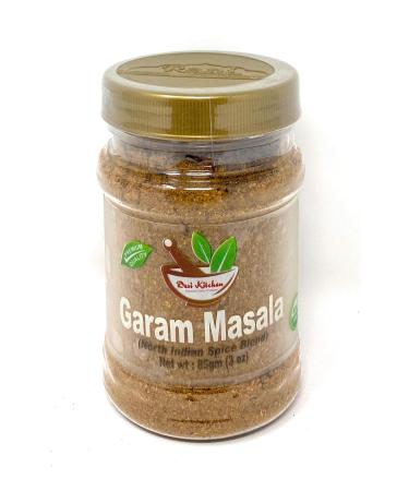 Desi Kitchen Spices All Natural || NON GMO || Vegan || Salt Free || Garam Masala (North Indian Spice Blend) Indian 11 Spice Blend 3oz