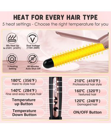 32mm Ceramic Curling Iron - Adjustable Temperature for Large Curls & Soft Waves | Perfect for All Hair Types - Buy Online on GoSupps.com