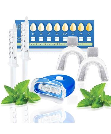 White First Teeth Whitening Kit - Teeth whitening kit with 20ml of fresh mint scented whitening gel