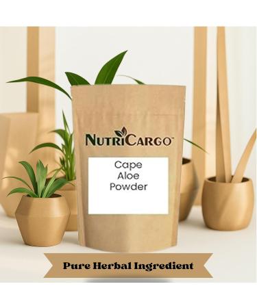 NutriCargo Cape Aloe Powder 2.2 lbs (1000g) Finely Milled Aloe Ferox Latex Plant-Based Botanical Powder for Traditional Wellness & Herbal Cleanse Formulations Bulk Format - Buy Online on GoSupps.com
