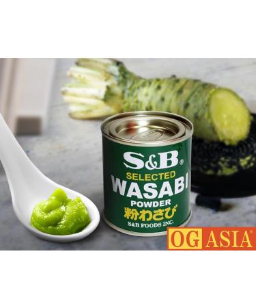 S&B Lot de 2 paquets de poudre Wasabi japonaise naturelle et sans additifs artificiels OG ASIA 60 g - Buy Online on GoSupps.com