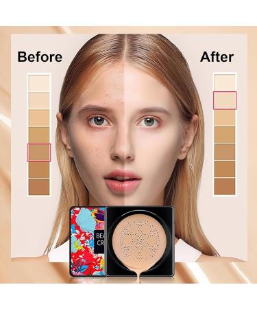 Mushroom Head Air Cushion CC Cream - Moisturizing Foundation & Concealer (Light White 20g) - Buy Online Internationally - Buy Online on GoSupps.com