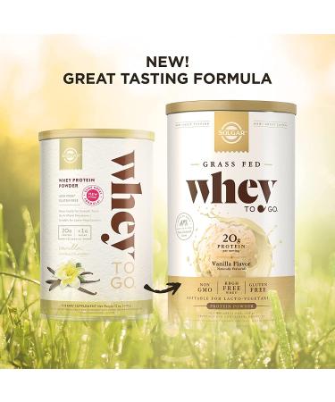 Buy Solgar Whey To Go Vanilla Protein Powder - 12 oz (340 g) for Optimal Performance - Buy Online on GoSupps.com