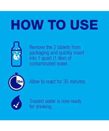 Potable Aqua Water Purification Tablets - 100 Count Twin Pack for Effective Water Treatment - Buy Online on GoSupps.com
