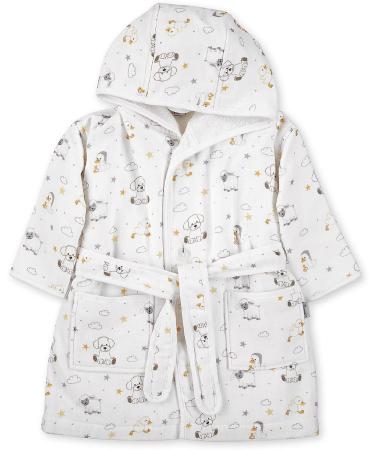 Sterntaler Unisex Baby Bathrobe Muslin Terry Hanno Edda Grey 92