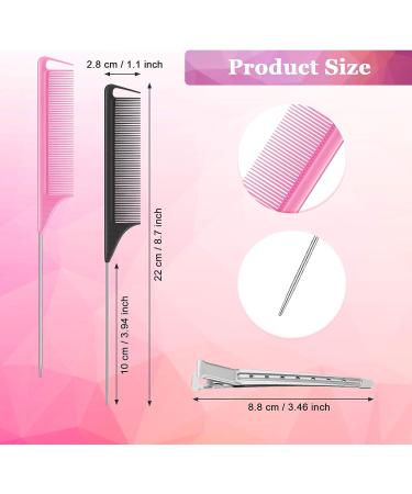 12 Piece Magnetic Wristband Hairstylist Set with Sewing Pin Cushion Holder, Rat Tail Comb, and Duck Bill Hair Clips - Buy Online on GoSupps.com